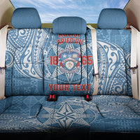 Personalised Tonga Apifo'ou College Back Car Seat Cover Since 1865 Special Kupesi Pattern
