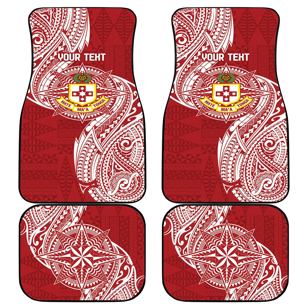 Personalised Kolisi Tonga Atele 142nd Anniversary Car Mats Special Kupesi Pattern