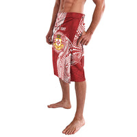 Personalised Kolisi Tonga Atele 142nd Anniversary Lavalava Special Kupesi Pattern