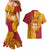 Personalised Kolisi Tonga Atele Couples Matching Mermaid Dress and Hawaiian Shirt Since 1882 Simple Ngatu Pattern