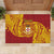 Personalised Kolisi Tonga Atele Rubber Doormat Since 1882 Simple Ngatu Pattern