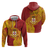 Personalised Kolisi Tonga Atele Zip Hoodie Since 1882 Simple Ngatu Pattern LT9 - Polynesian Pride