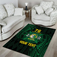 Personalised Tonga Liahona High School 76th Anniversary Area Rug Special Kupesi Pattern LT9 - Polynesian Pride