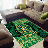 Personalised Tonga Saineha High School Area Rug Since 1978 Special Kupesi Pattern LT9 - Polynesian Pride