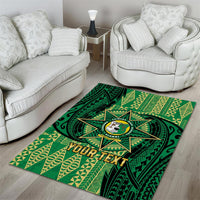 Personalised Tonga Saineha High School Area Rug Since 1978 Special Kupesi Pattern LT9 - Polynesian Pride