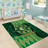 Personalised Tonga Saineha High School Area Rug Since 1978 Special Kupesi Pattern LT9 - Polynesian Pride