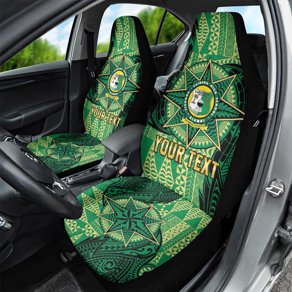 Personalised Tonga Saineha High School Car Seat Cover Since 1978 Special Kupesi Pattern