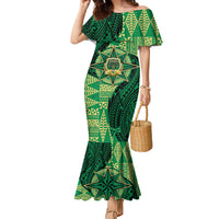 Personalised Tonga Saineha High School Family Matching Mermaid Dress and Hawaiian Shirt Since 1978 Special Kupesi Pattern