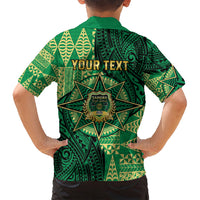 Personalised Tonga Saineha High School Family Matching Off Shoulder Maxi Dress and Hawaiian Shirt Since 1978 Special Kupesi Pattern LT9 - Polynesian Pride