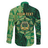 Personalised Tonga Saineha High School Family Matching Puletasi and Hawaiian Shirt Since 1978 Special Kupesi Pattern