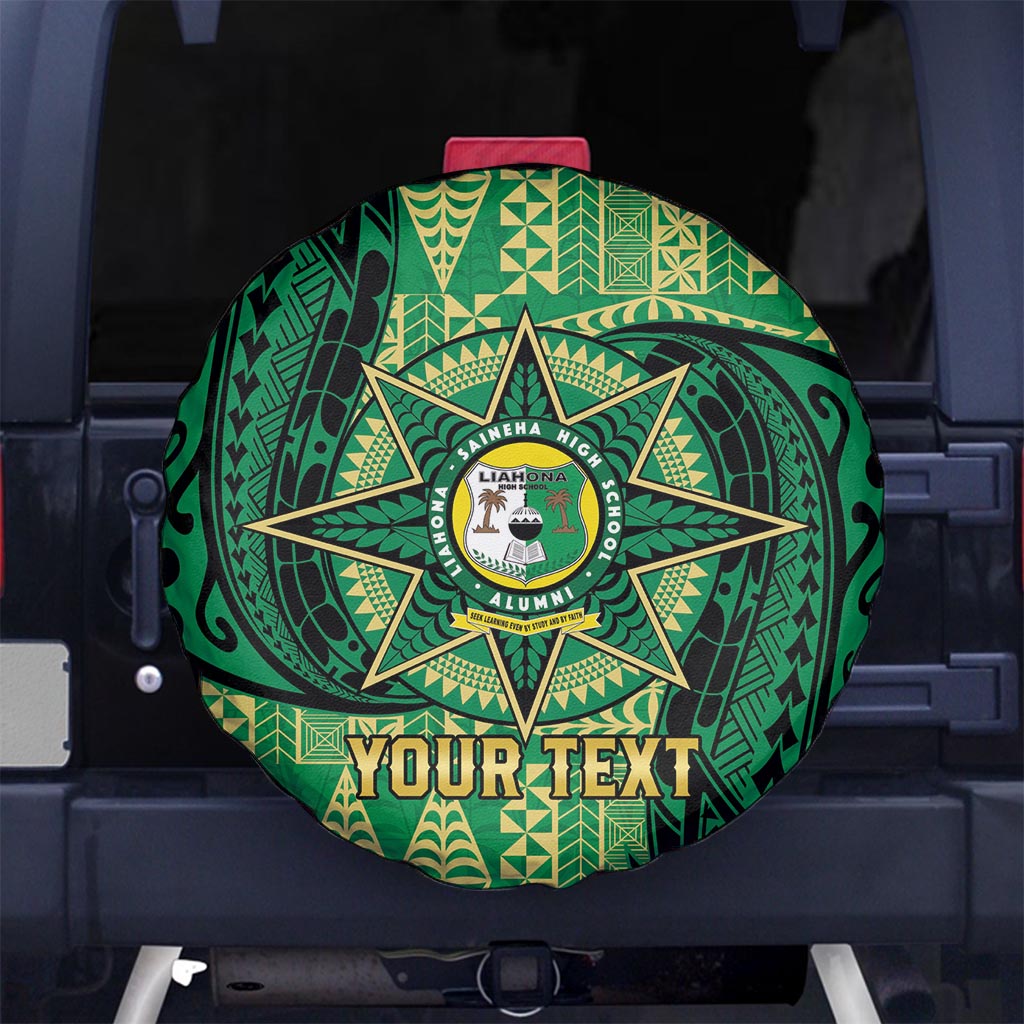 Personalised Tonga Saineha High School Spare Tire Cover Since 1978 Special Kupesi Pattern