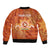 Personalised Tonga Tailulu College Sleeve Zip Bomber Jacket Since 1967 Special Kupesi Pattern Version 1