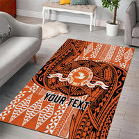 Personalised Tonga Tailulu College Area Rug Since 1967 Special Kupesi Pattern Version 2 LT9 - Polynesian Pride