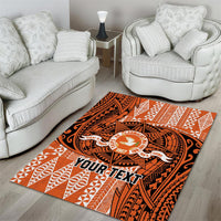 Personalised Tonga Tailulu College Area Rug Since 1967 Special Kupesi Pattern Version 2 LT9 - Polynesian Pride