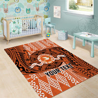 Personalised Tonga Tailulu College Area Rug Since 1967 Special Kupesi Pattern Version 2 LT9 - Polynesian Pride