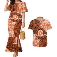 Personalised Tonga Tailulu College Couples Matching Mermaid Dress and Hawaiian Shirt Since 1967 Special Kupesi Pattern Version 2