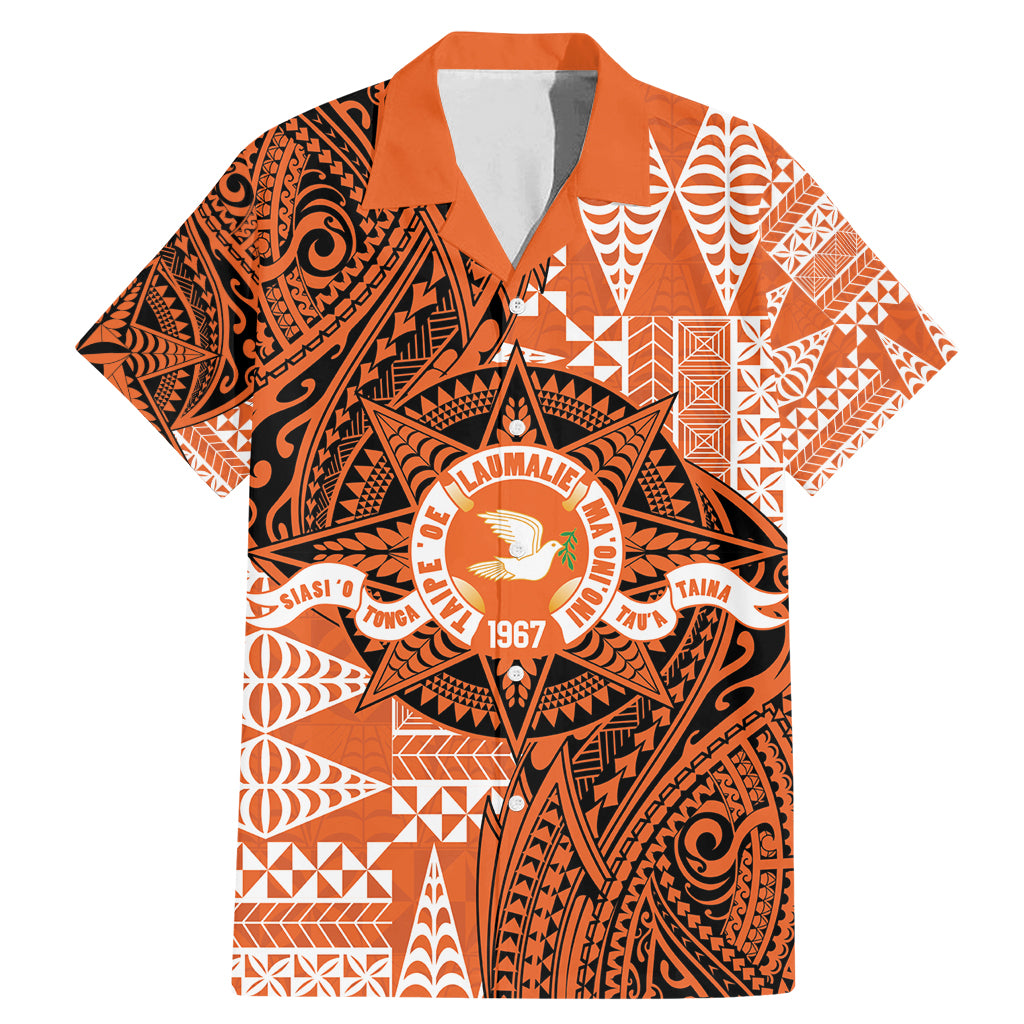 Personalised Tonga Tailulu College Family Matching Mermaid Dress and Hawaiian Shirt Since 1967 Special Kupesi Pattern Version 2