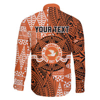 Personalised Tonga Tailulu College Family Matching Off Shoulder Maxi Dress and Hawaiian Shirt Since 1967 Special Kupesi Pattern Version 2 LT9 - Polynesian Pride
