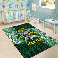 Personalised Tonga Takuilau College Area Rug Since 1975 Special Kupesi Pattern