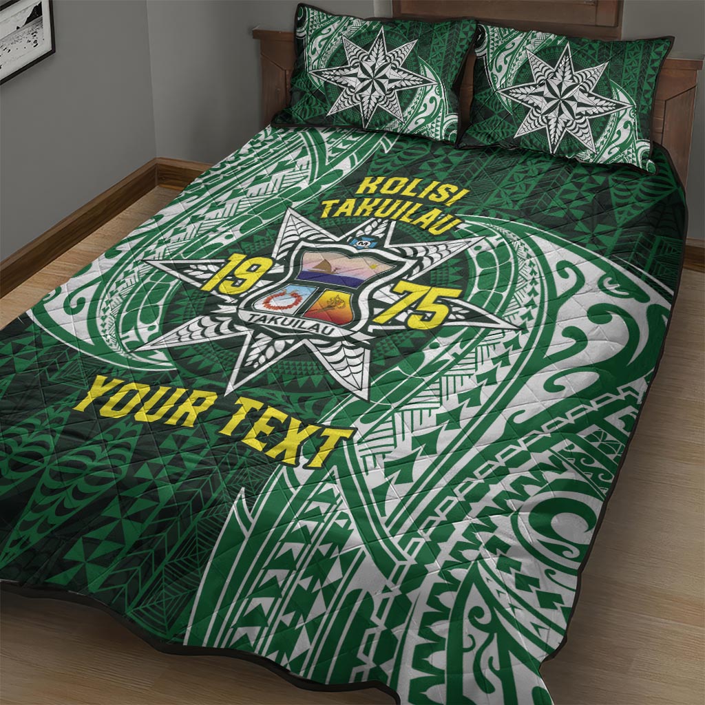 Personalised Tonga Takuilau College Quilt Bed Set Since 1975 Special Kupesi Pattern