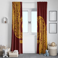 Personalised Tonga Beulah College Window Curtain Since 1938 Special Kupesi Pattern