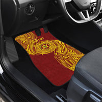 Personalised Tonga High School 77th Anniversary Car Mats Special Kupesi Pattern