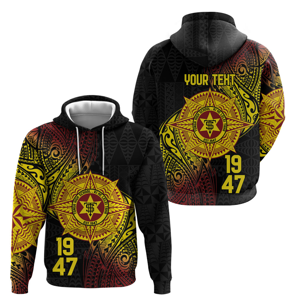 Personalised Tonga High School Hoodie Since 1947 Special Kupesi Pattern LT9 - Polynesian Pride