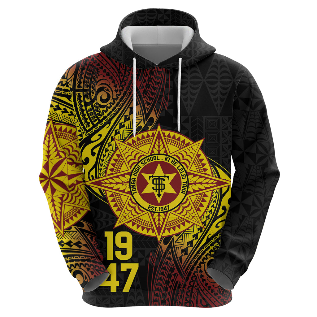 Personalised Tonga High School Hoodie Since 1947 Special Kupesi Pattern LT9 - Polynesian Pride