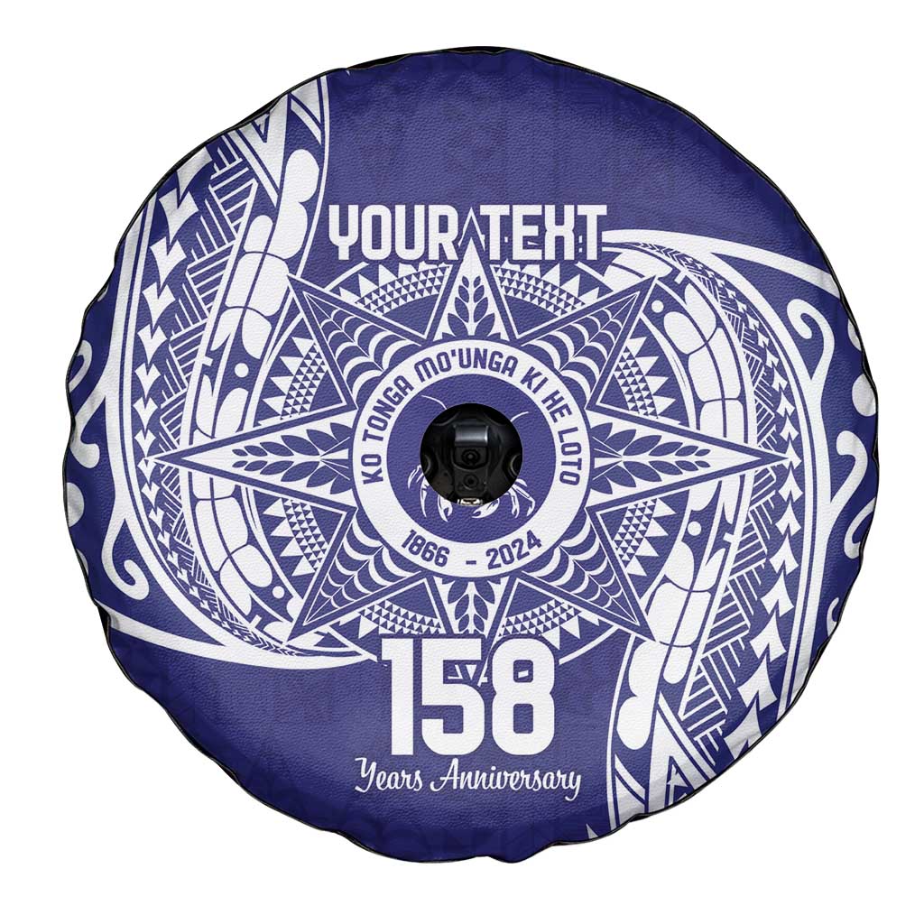 Personalised Tonga Tupou College Tolo 158th Anniversary Spare Tire Cover Special Kupesi Pattern LT9