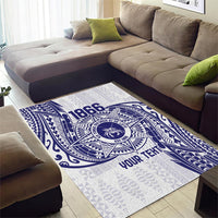 Personalised Tonga Tupou College Tolo Area Rug Since 1866 Special Kupesi Pattern LT9 - Polynesian Pride