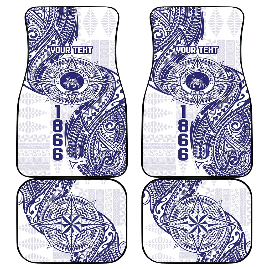 Personalised Tonga Tupou College Tolo Car Mats Since 1866 Special Kupesi Pattern