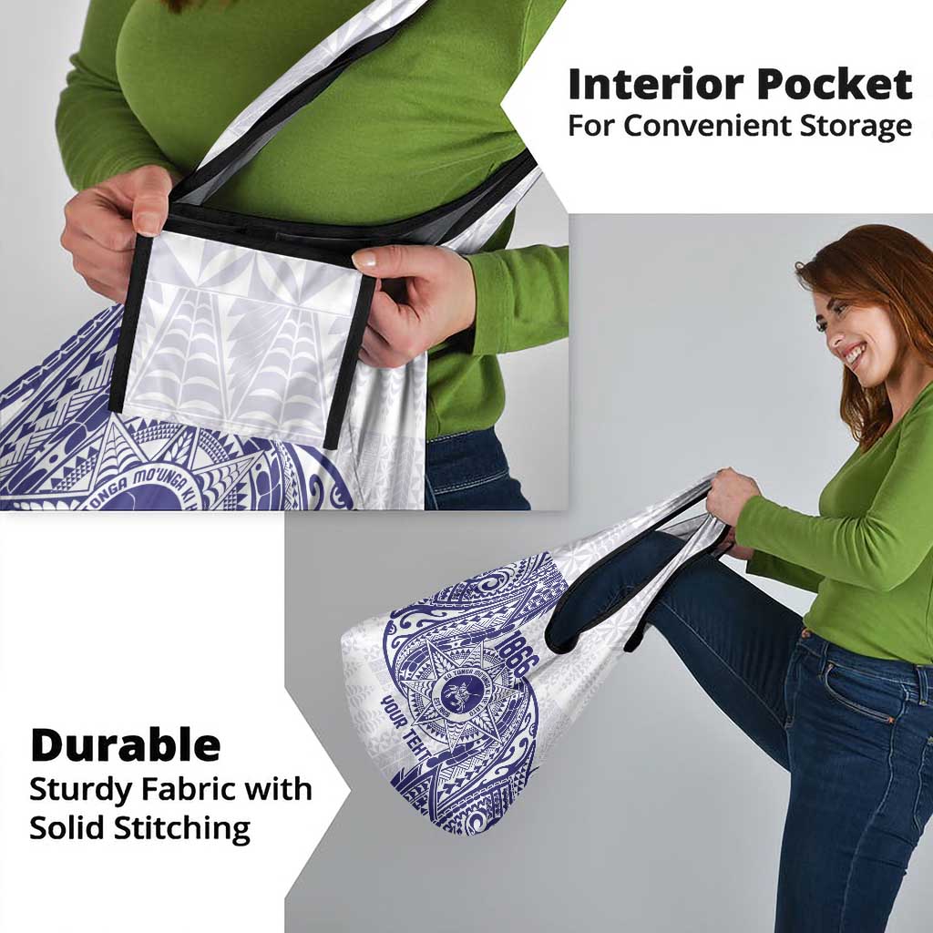 Personalised Tonga Tupou College Tolo Grocery Bag Since 1866 Special Kupesi Pattern