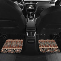 Vintage Bula Fiji Car Mats Brown Tapa Masi Motif