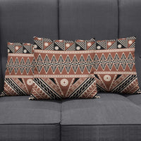 Vintage Bula Fiji Pillow Cover Brown Tapa Masi Motif LT9 - Polynesian Pride