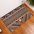 Vintage Bula Fiji Rubber Doormat Brown Tapa Masi Motif