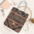 Vintage Bula Fiji Tote Bag Brown Tapa Masi Motif - Polynesian Pride