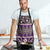 Vintage Bula Fiji Apron Purple Tapa Masi Motif - Polynesian Pride