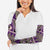 Vintage Bula Fiji Arm Sleeves Purple Tapa Masi Motif - Polynesian Pride