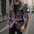 Vintage Bula Fiji Blazer Purple Tapa Masi Motif - Polynesian Pride