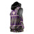 Vintage Bula Fiji Sleeveless Hoodie Purple Tapa Masi Motif - Polynesian Pride