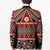 Vintage Bula Fiji Blazer Red Tapa Masi Motif - Polynesian Pride