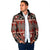 Vintage Bula Fiji Padded Jacket Red Tapa Masi Motif - Polynesian Pride