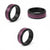 Vintage Bula Fiji Spinner Ring Pink Tapa Motif Fiji Masi Tribal - Polynesian Pride