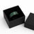Vintage Bula Fiji Spinner Ring Green Tapa Motif Fijian Tribal Masi - Polynesian Pride