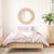 Polynesian Tribal Plumeria Lotu Tamaiti Bedding Set Pastel Blush - Polynesian Pride