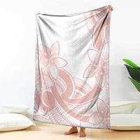Polynesian Tribal Plumeria Lotu Tamaiti Blanket Pastel Blush LT9 - Polynesian Pride