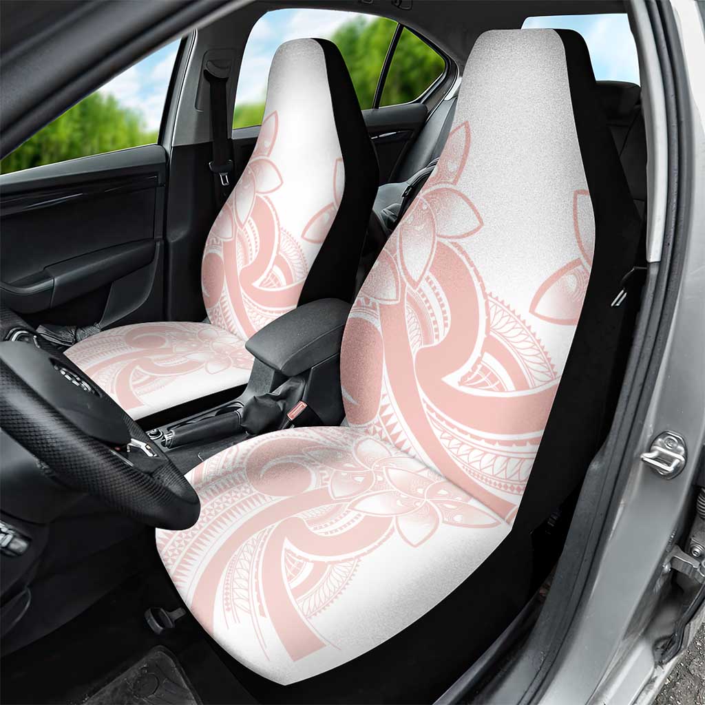 Polynesian Tribal Plumeria Lotu Tamaiti Car Seat Cover Pastel Blush LT9 - Polynesian Pride