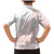 Polynesian Tribal Plumeria Lotu Tamaiti Family Matching Mermaid Dress and Hawaiian Shirt Pastel Blush - Polynesian Pride