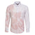 Polynesian Tribal Plumeria Lotu Tamaiti Family Matching Mermaid Dress and Hawaiian Shirt Pastel Blush - Polynesian Pride