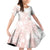 Polynesian Tribal Plumeria Lotu Tamaiti Family Matching Off Shoulder Short Dress and Hawaiian Shirt Pastel Blush - Polynesian Pride